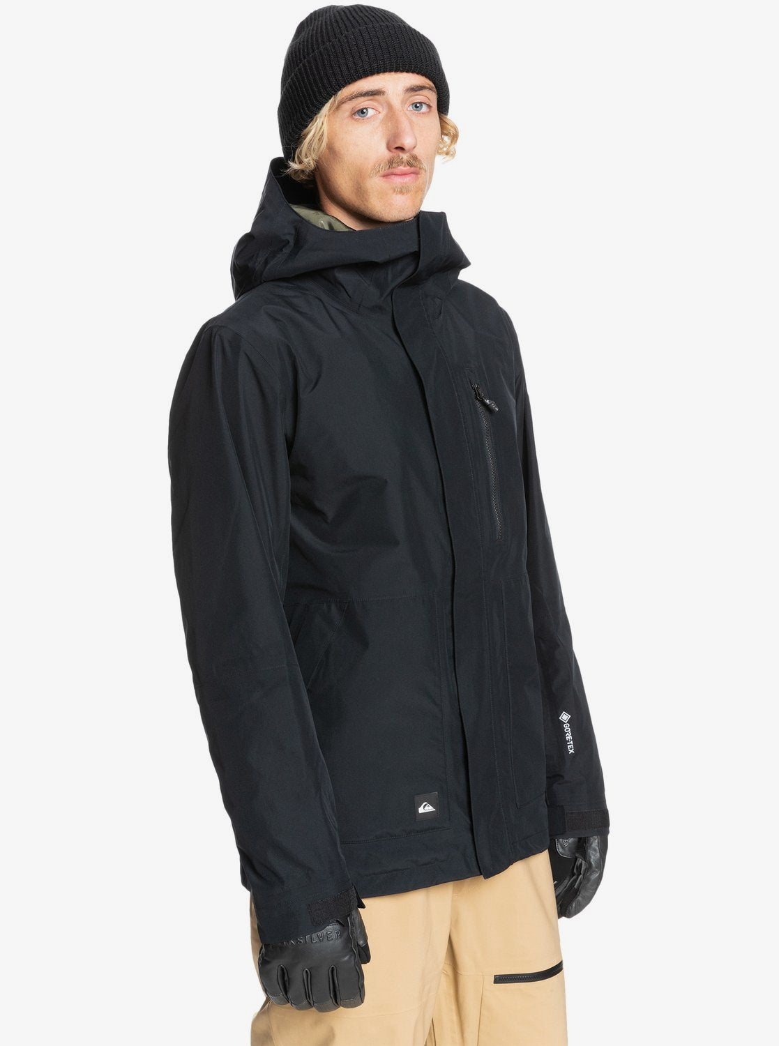 Quiksilver Mens Mission GORE-TEX&reg; -Snow Jacket True black