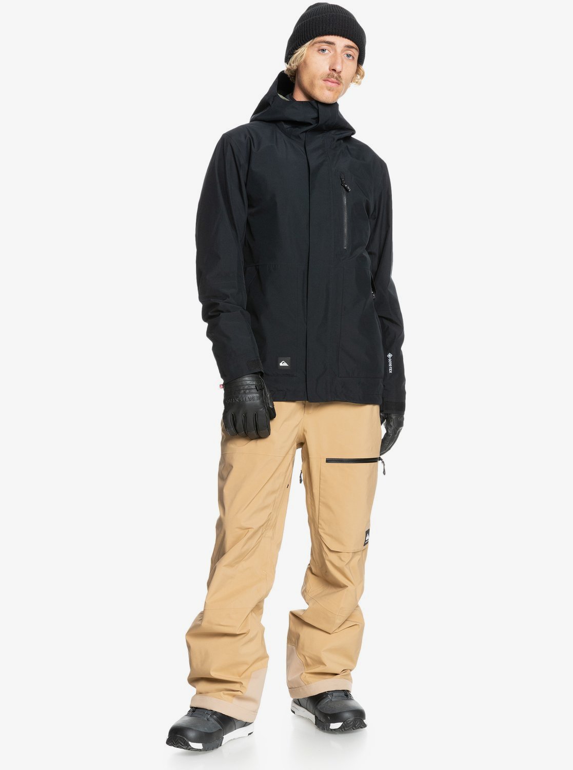 Quiksilver Mens Mission GORE-TEX&reg; -Snow Jacket True black