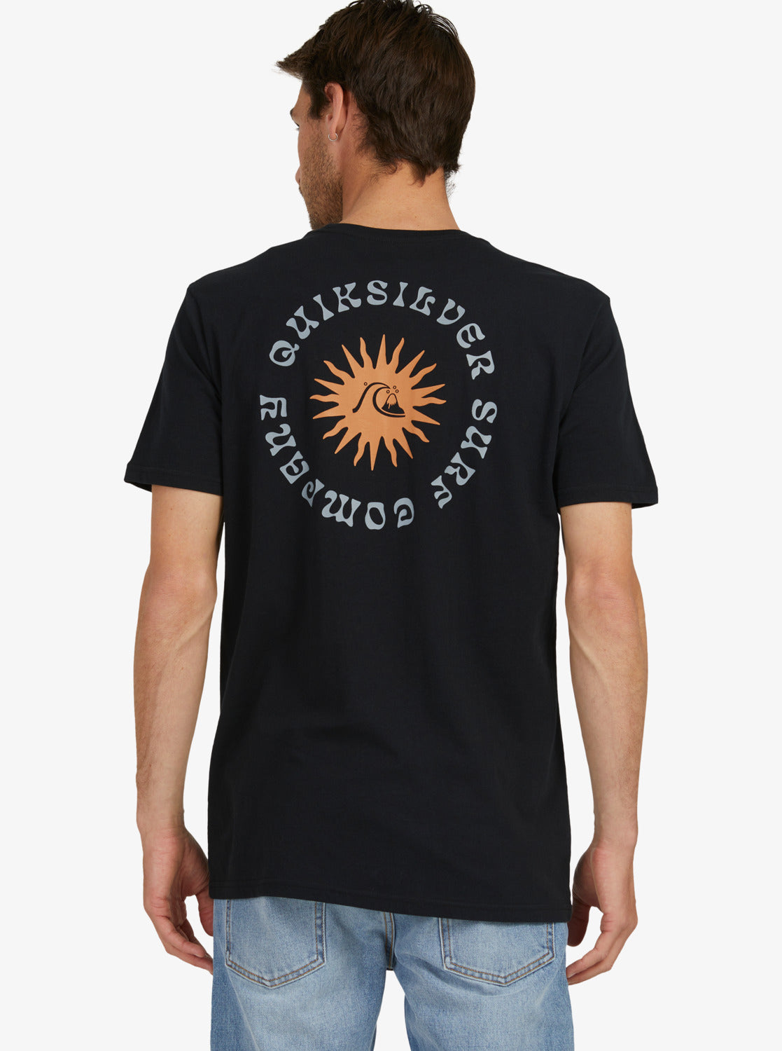 Quiksilver Mens Outer Zone T-Shirt Black