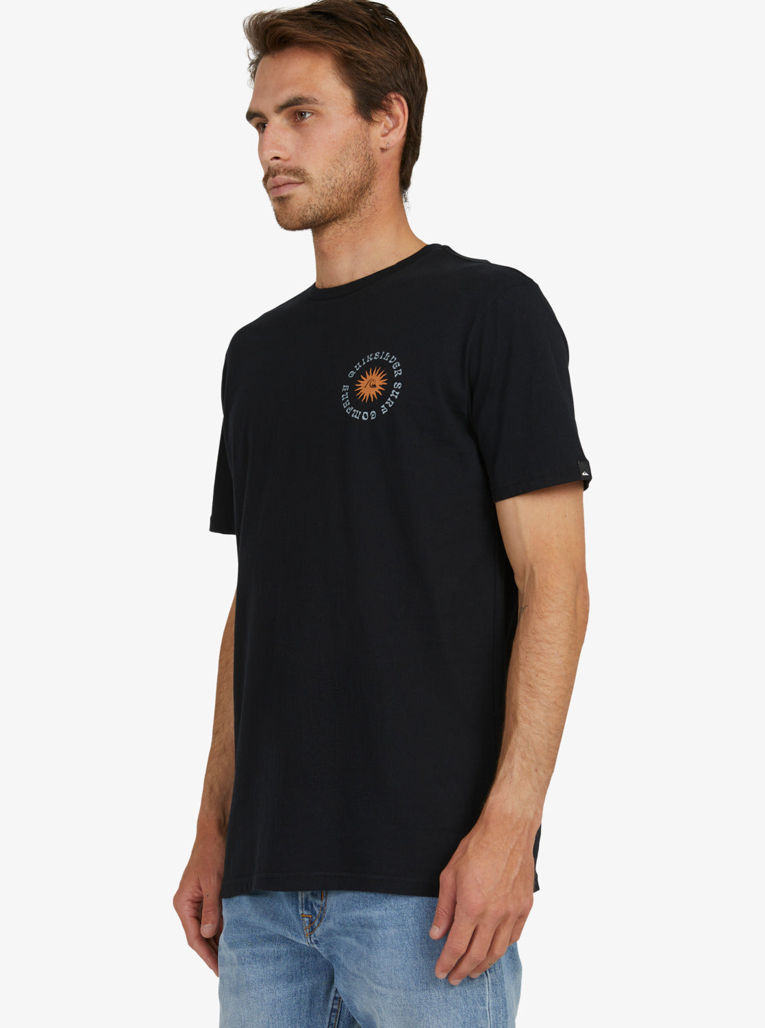 Quiksilver Mens Outer Zone T-Shirt Black