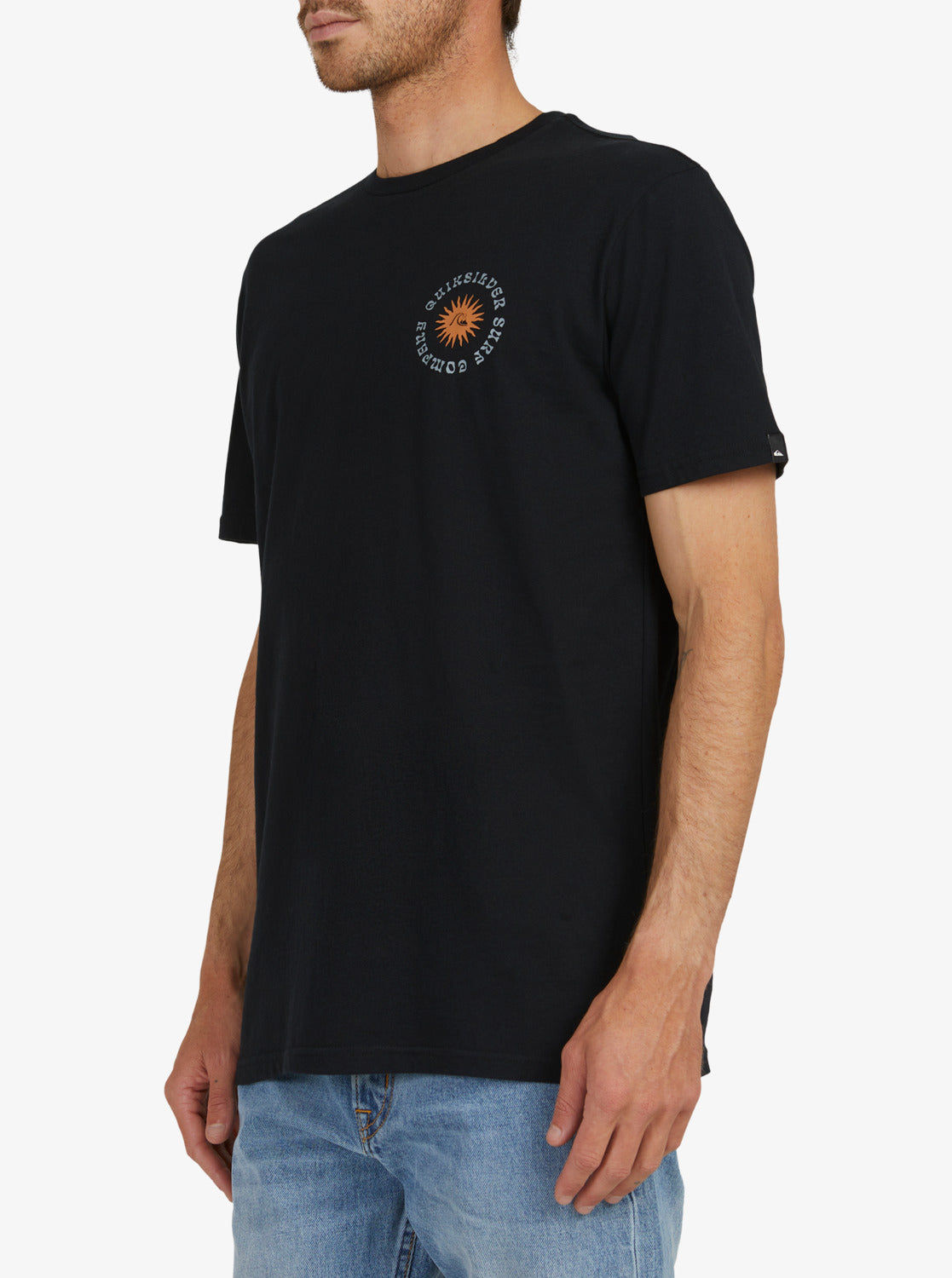 Quiksilver Mens Outer Zone T-Shirt Black