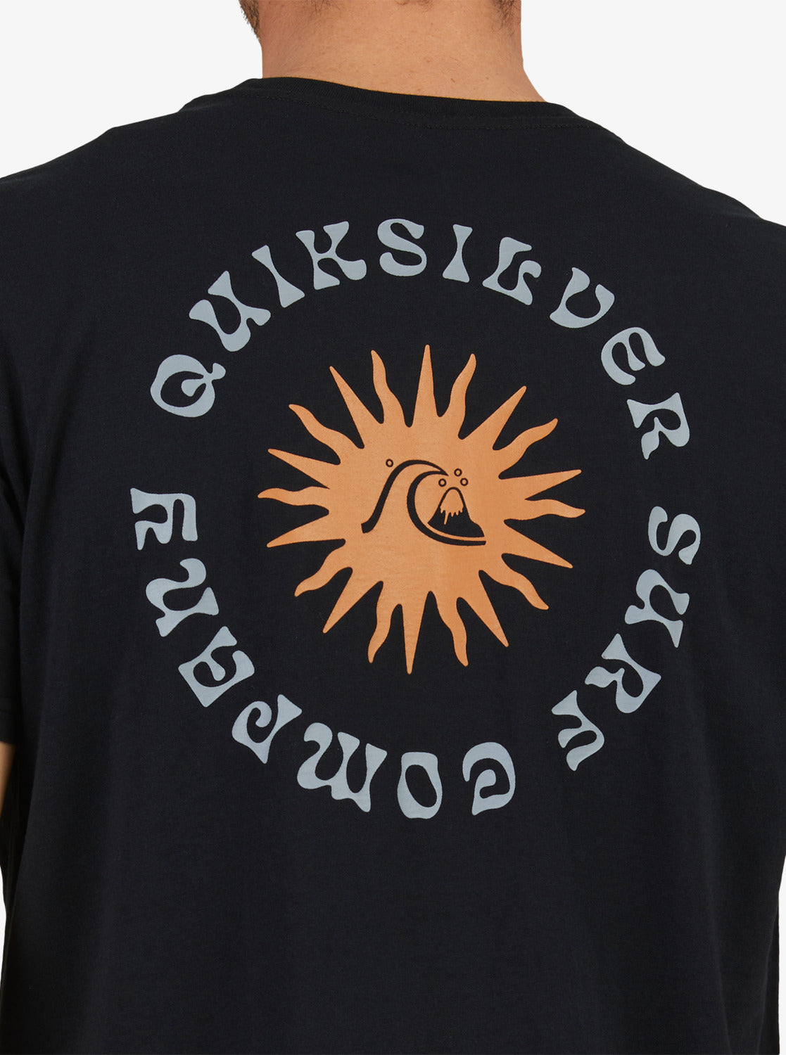 Quiksilver Mens Outer Zone T-Shirt Black