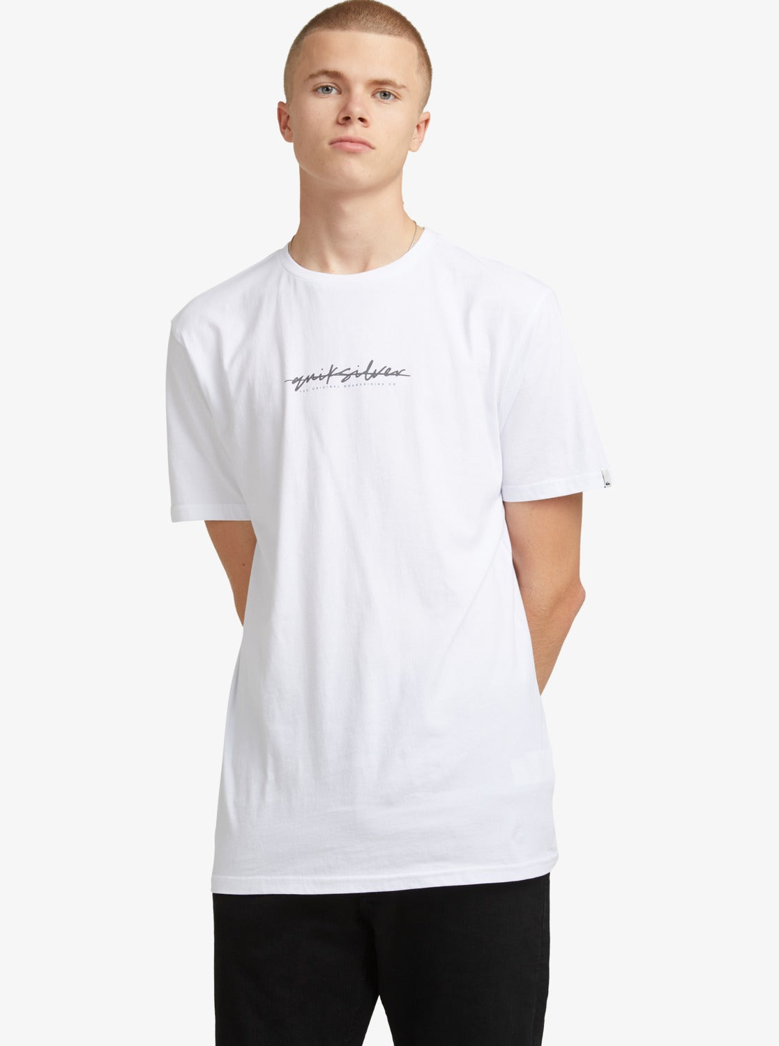 Quiksilver Mens Quik Script T-Shirt White