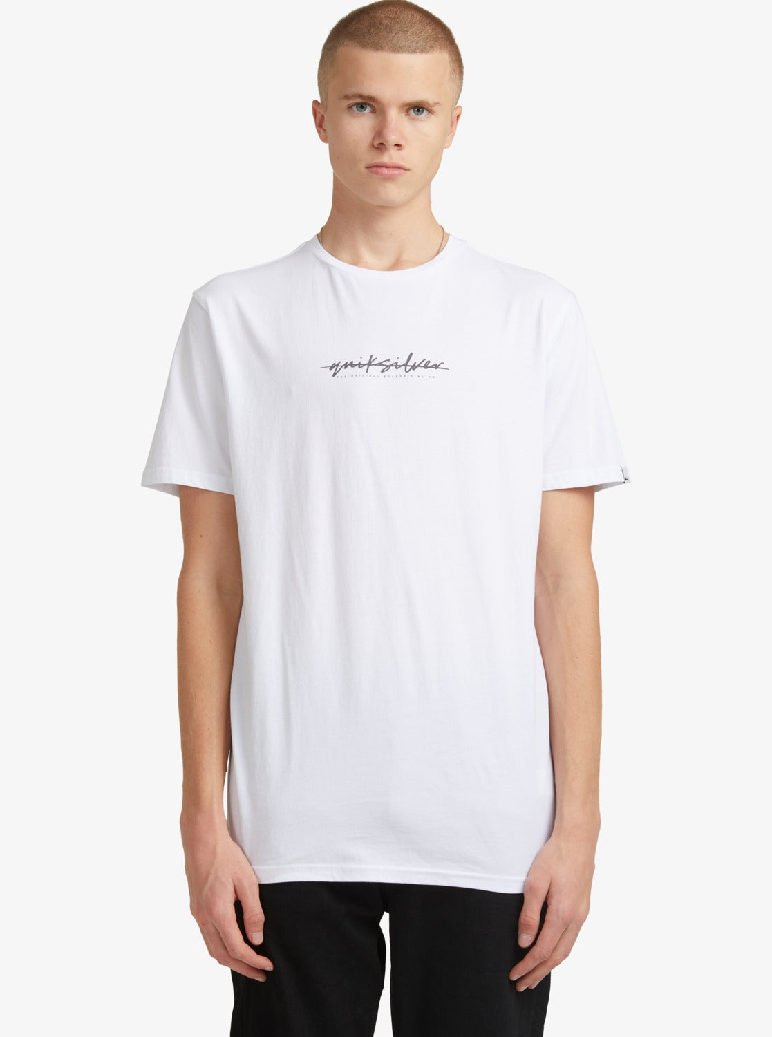 Quiksilver Mens Quik Script T-Shirt White