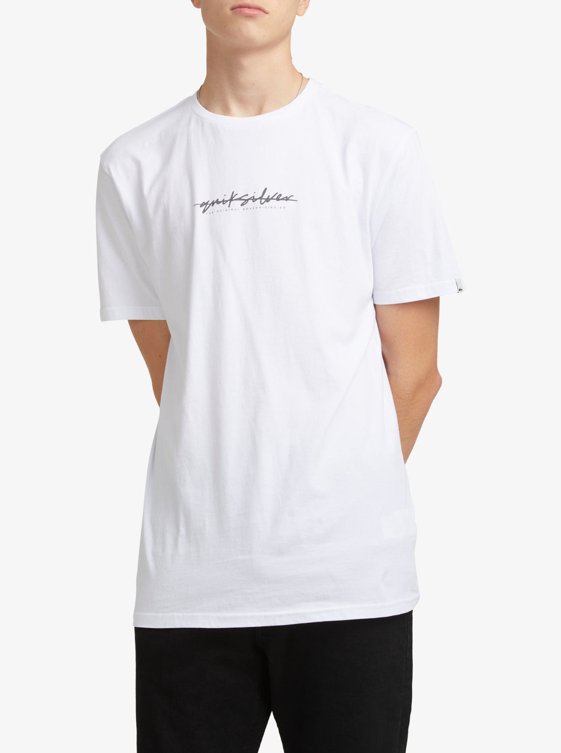Quiksilver Mens Quik Script T-Shirt White