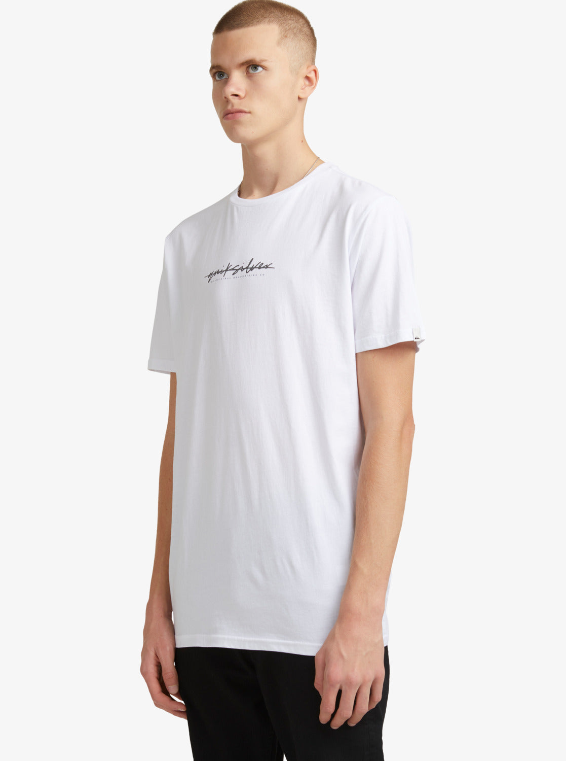 Quiksilver Mens Quik Script T-Shirt White