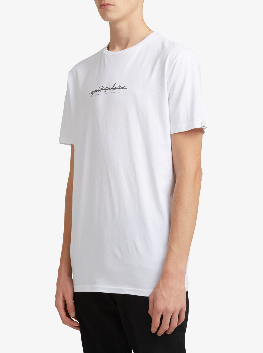 Quiksilver Mens Quik Script T-Shirt White