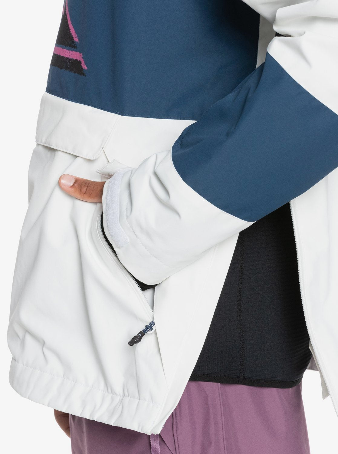 Quiksilver Mens Steeze Snow Jacket Snow white