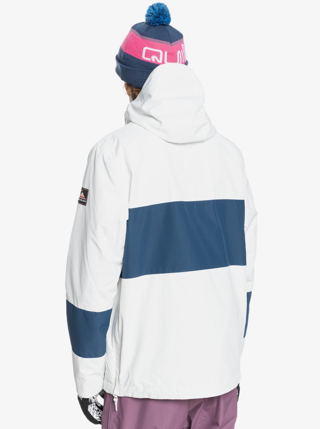 Quiksilver Mens Steeze Snow Jacket Snow white