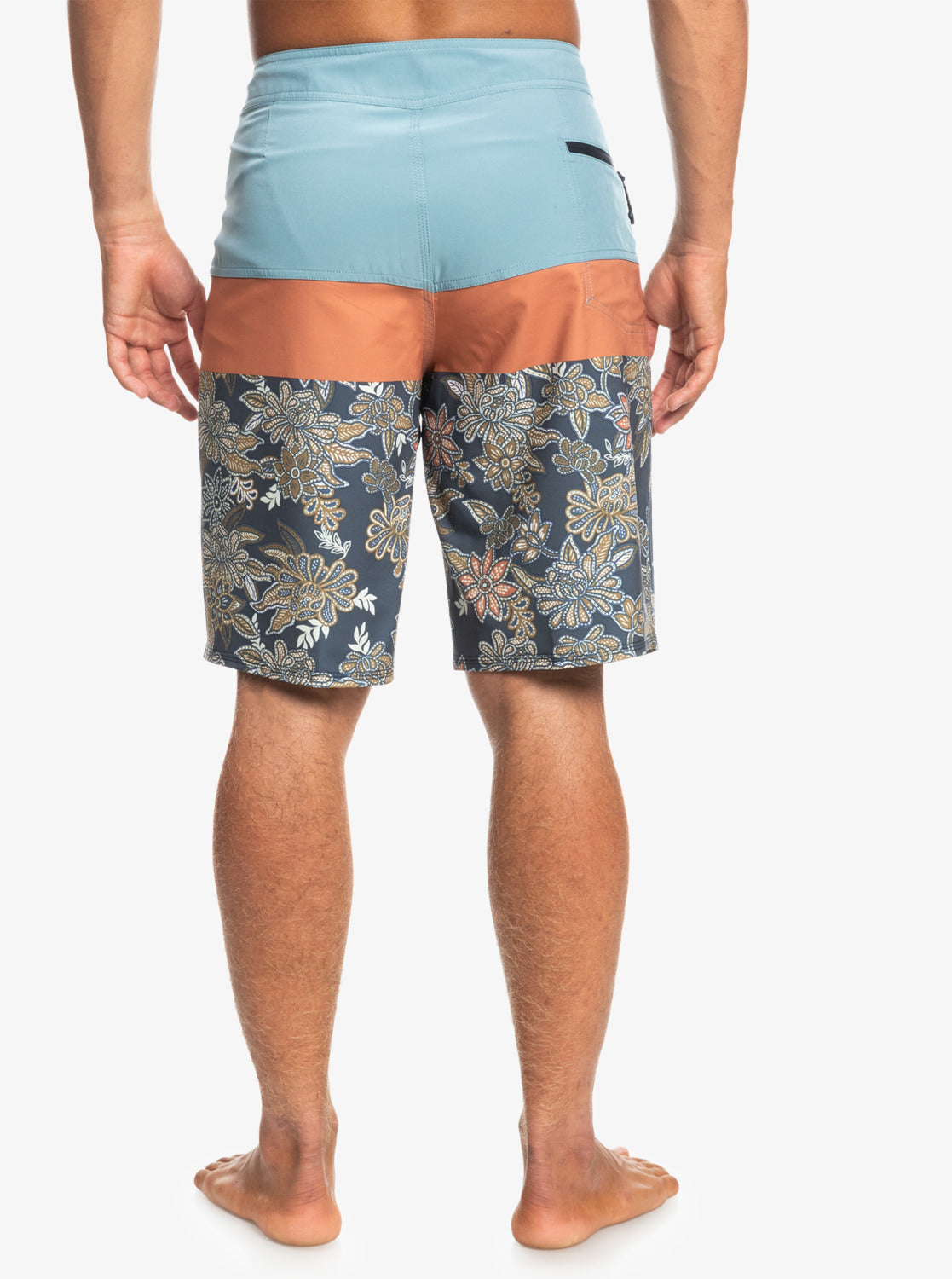 Quiksilver Mens Surfsilk Panel 19" Boardshorts Cathay Spice