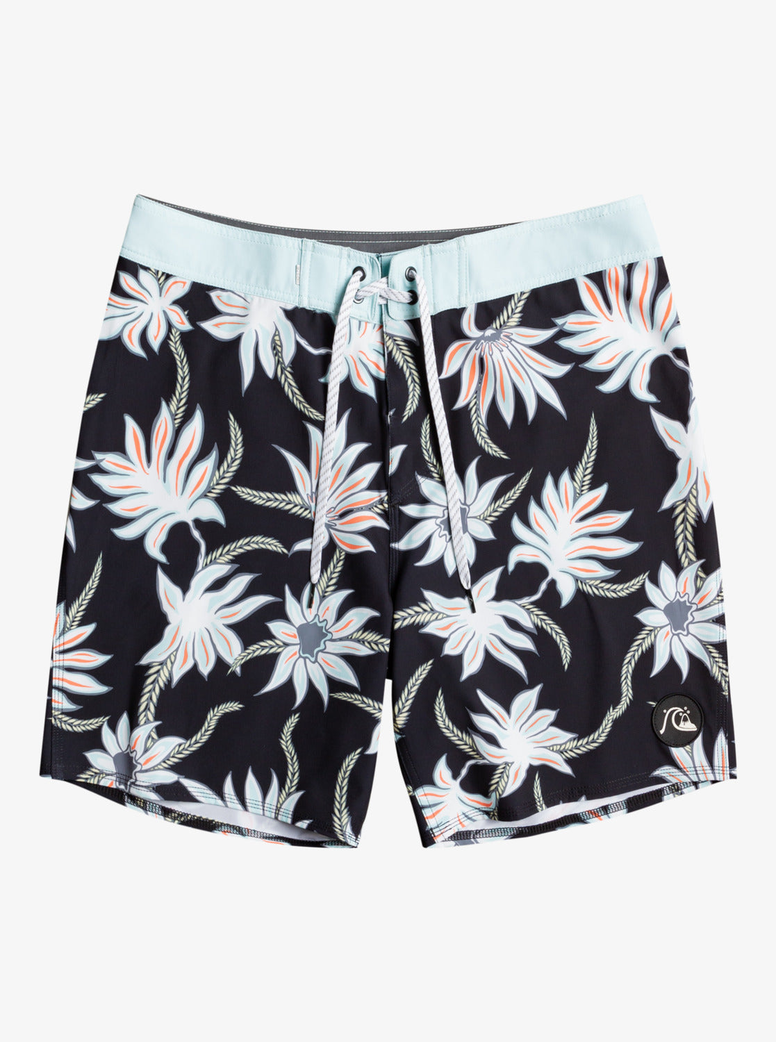 Quiksilver Mens Surfsilk Washed Sessions 18" Recycled Boardshorts Black