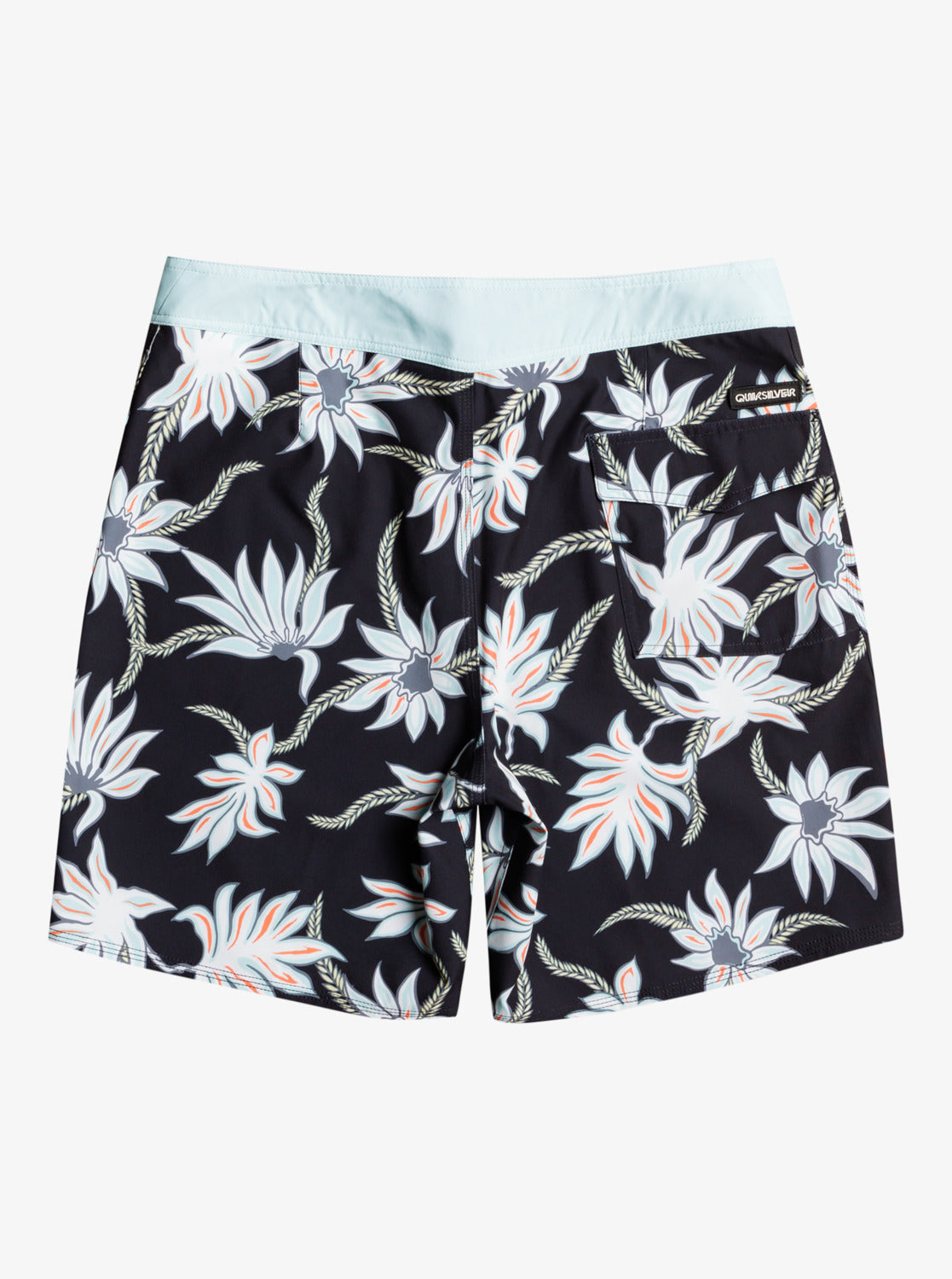 Quiksilver Mens Surfsilk Washed Sessions 18" Recycled Boardshorts Black