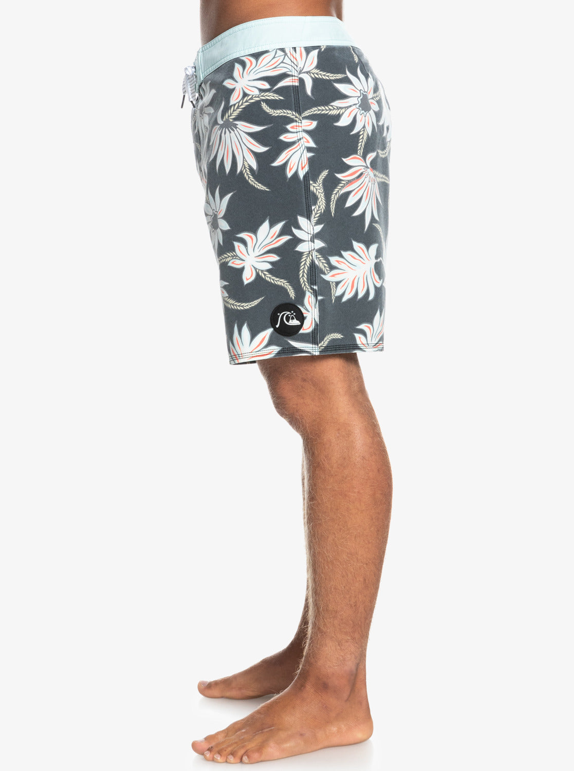 Quiksilver Mens Surfsilk Washed Sessions 18" Recycled Boardshorts Black