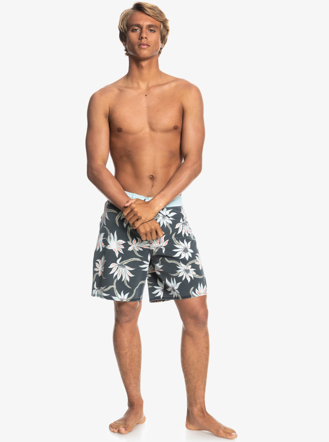 Quiksilver Mens Surfsilk Washed Sessions 18" Recycled Boardshorts Black