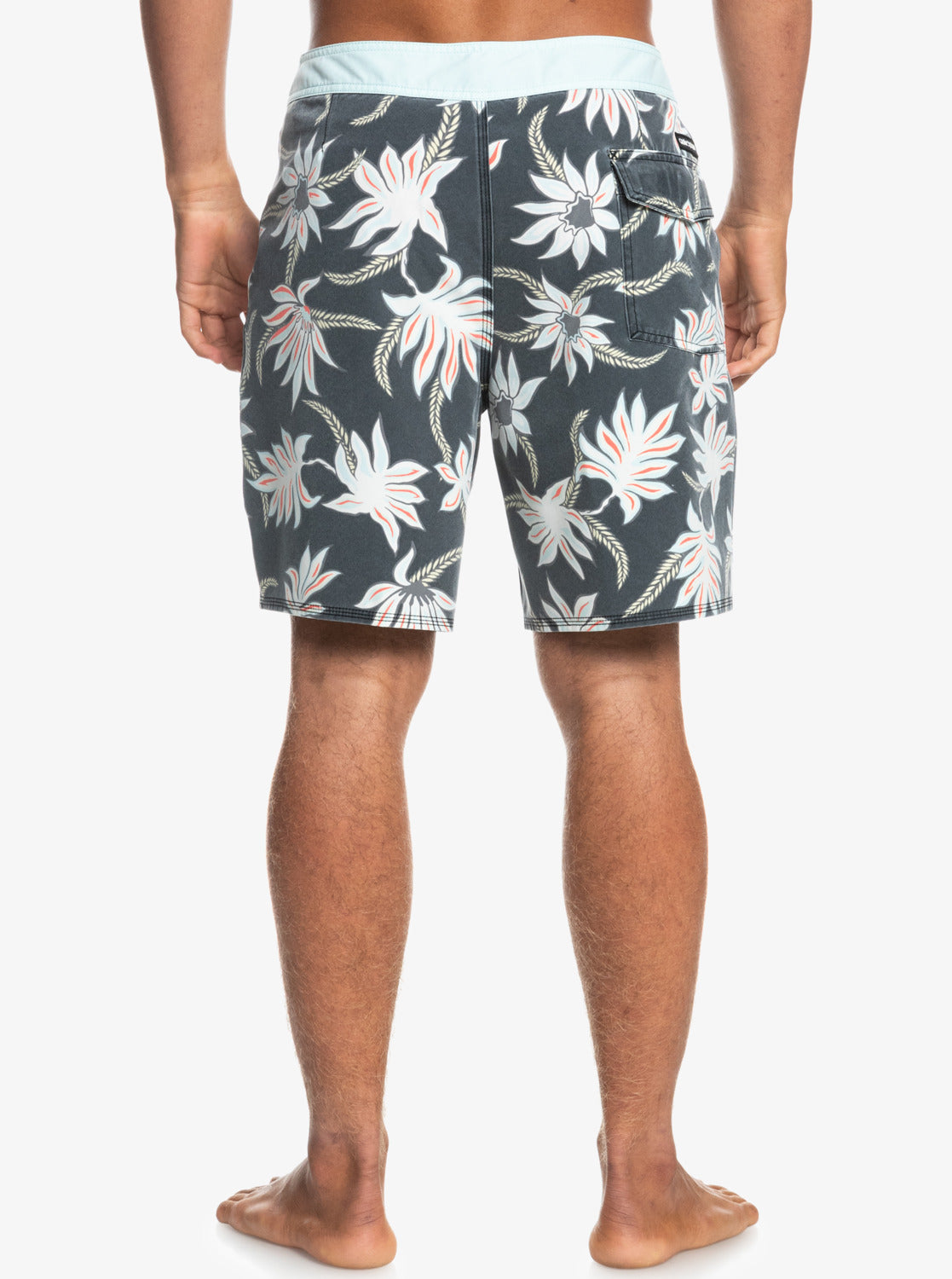 Quiksilver Mens Surfsilk Washed Sessions 18" Recycled Boardshorts Black