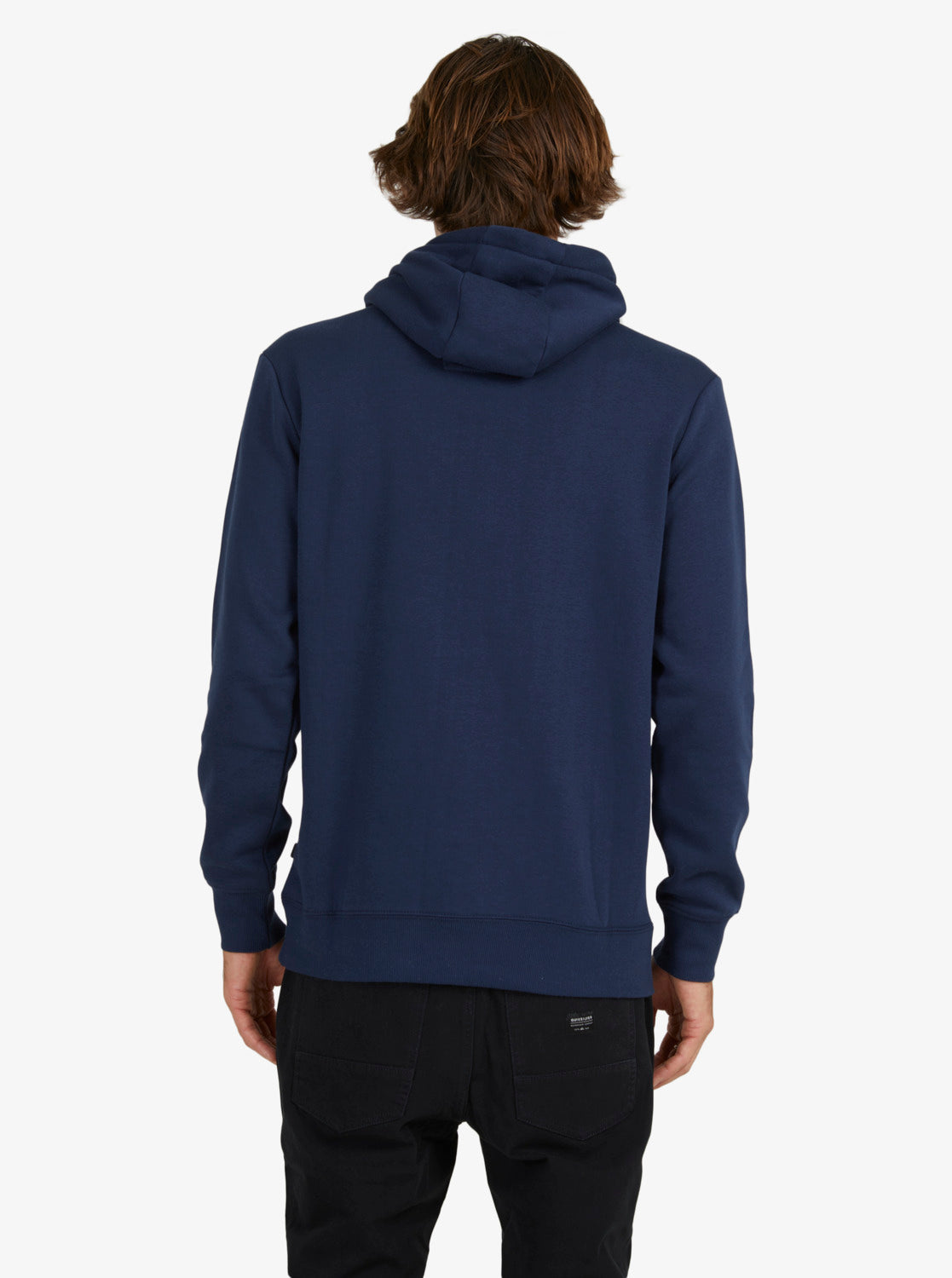 Quiksilver Mens Word Promo Hoodie Navy Blazer