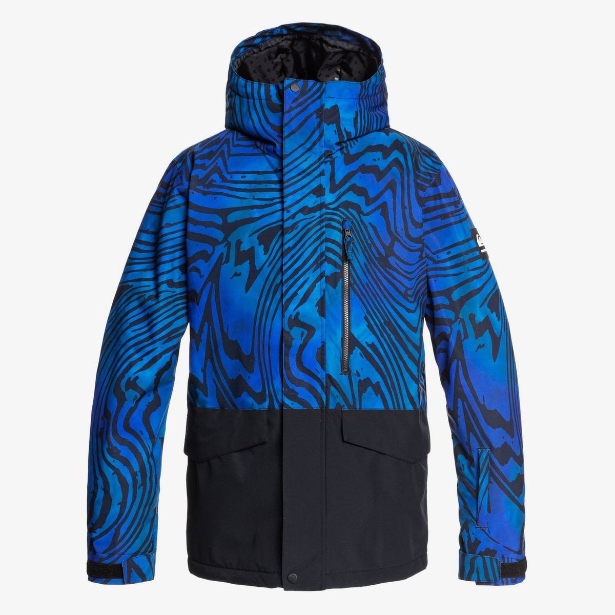 Quiksilver Mission Print Block Snowboard Jacket 2021 Everglade High Dye Print