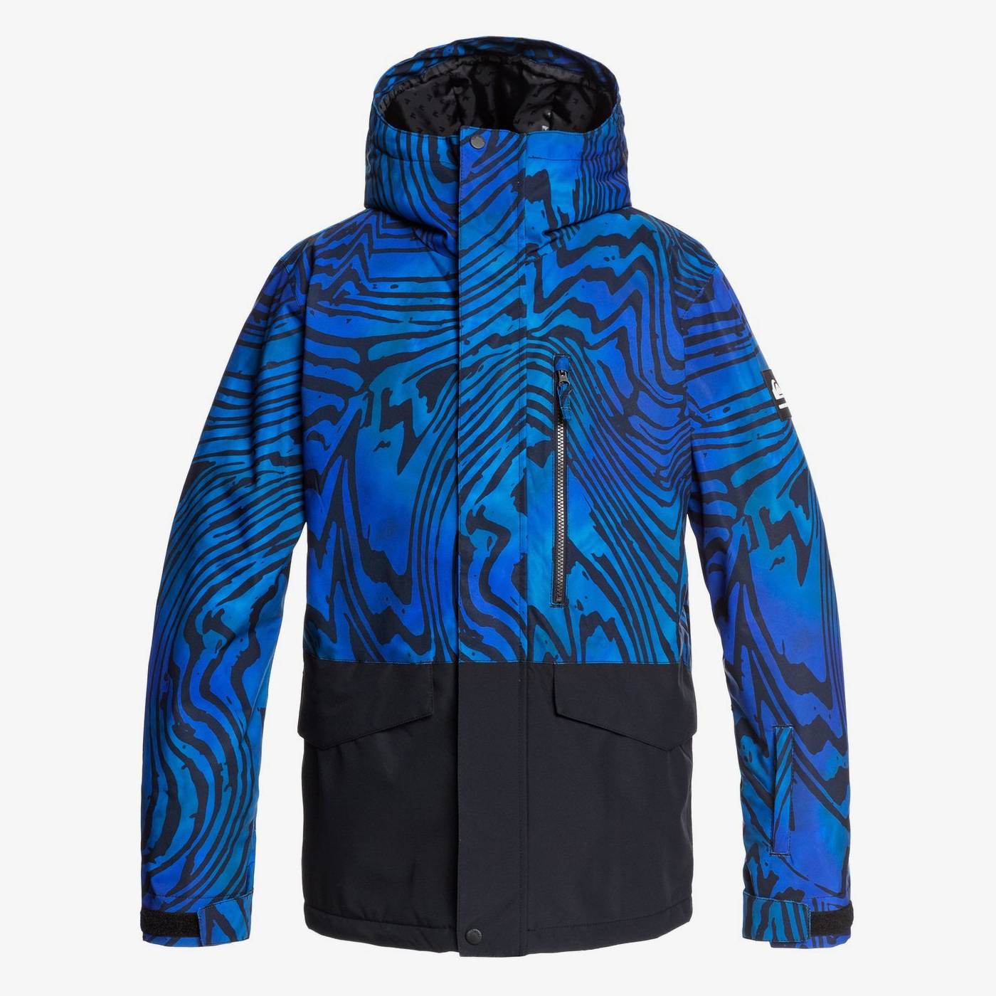Quiksilver Mission Print Block Snowboard Jacket 2021 Everglade High Dye Print