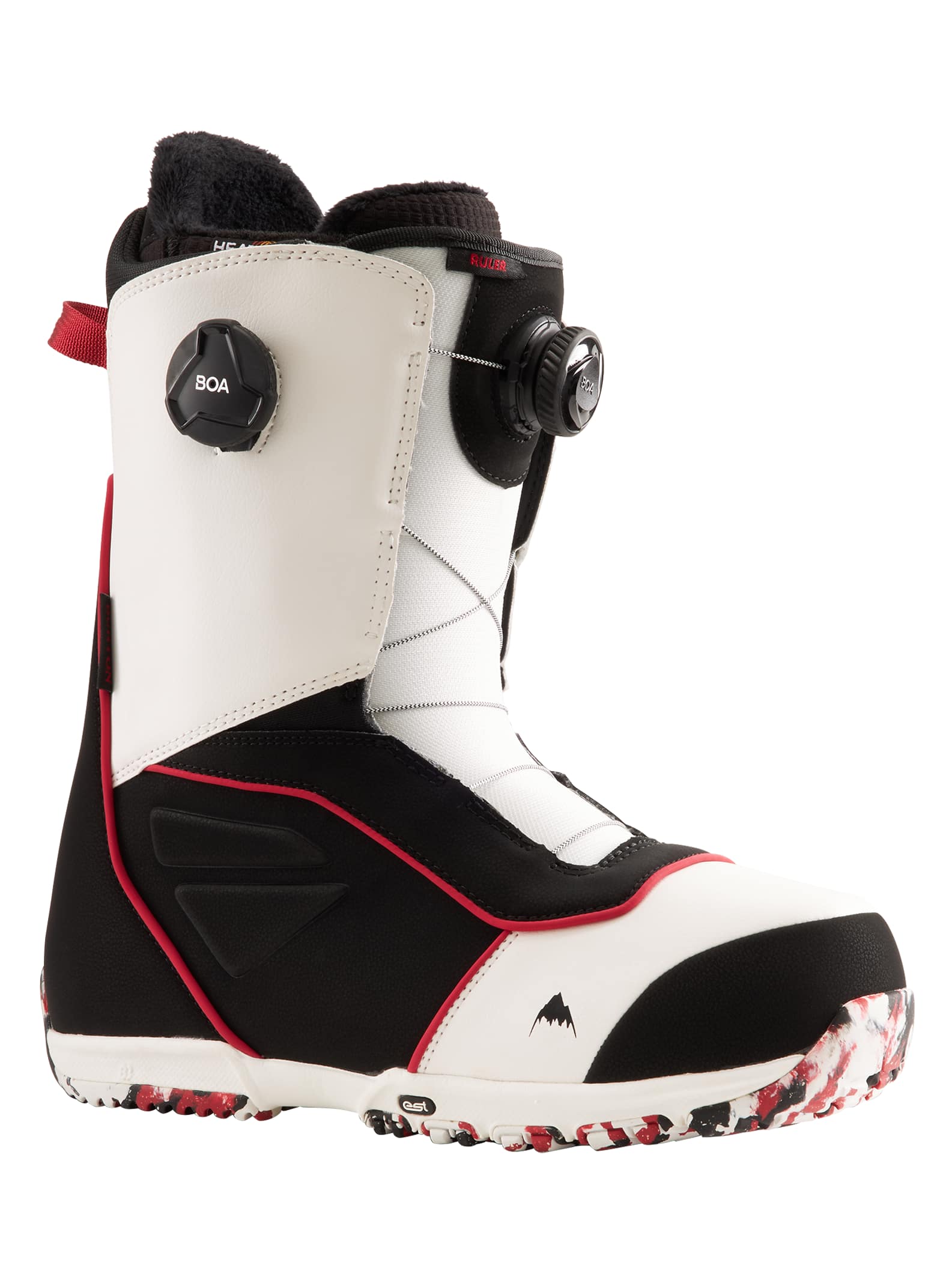 Burton Ruler BOA® Snowboard Boot 2022 White / black / red