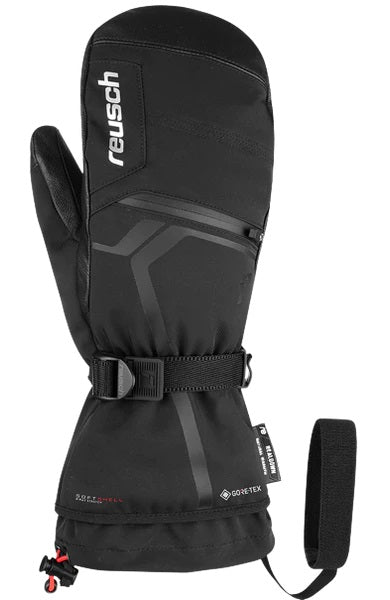 Reusch Down Spirit Gore-Tex Mens Ski Mitt Black Silver