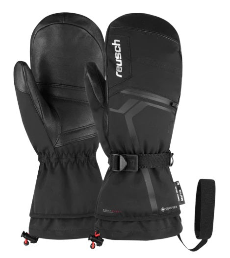 Reusch Down Spirit Gore-Tex Mens Ski Mitt Black Silver