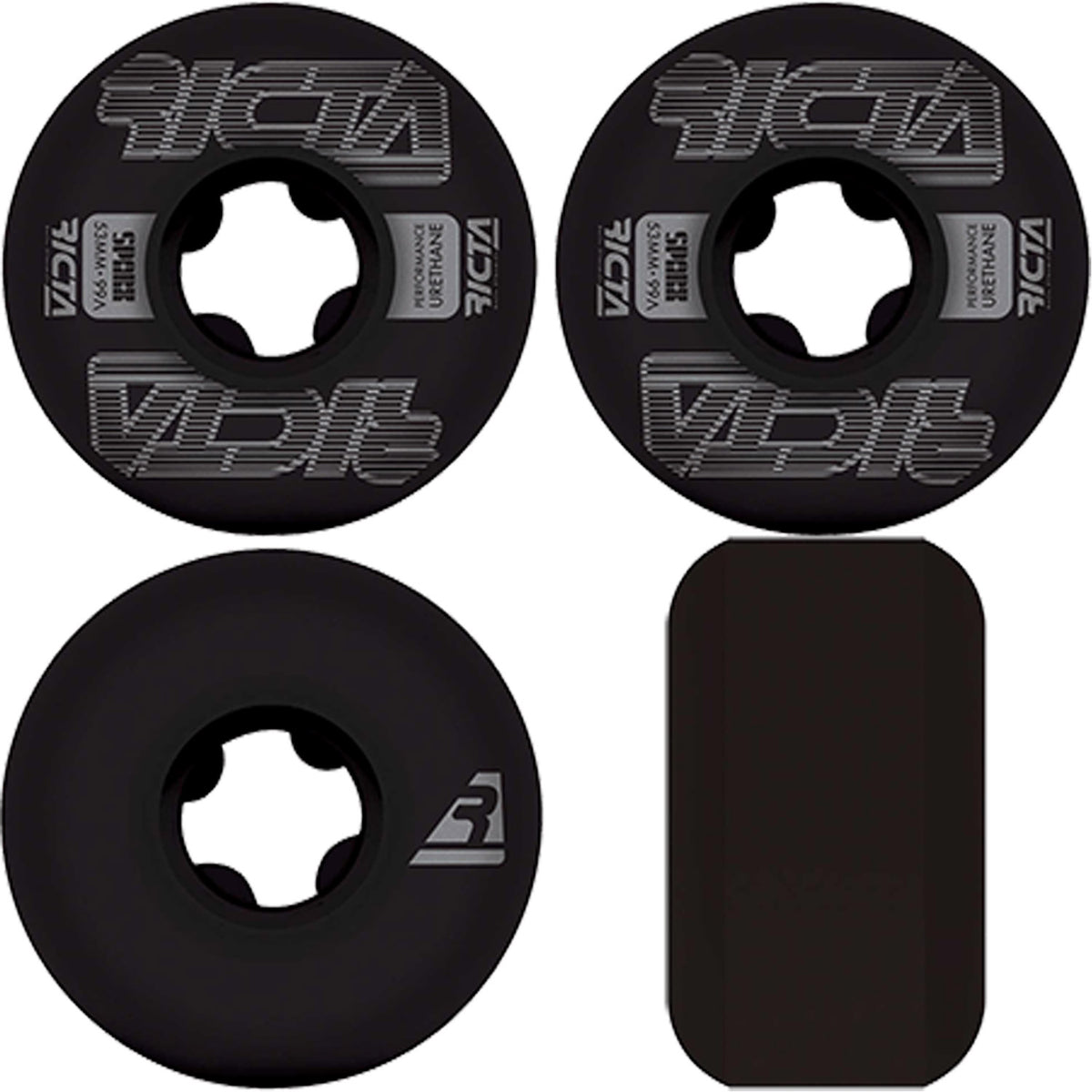 Framework Sparx Black 99A Skateboard Wheels