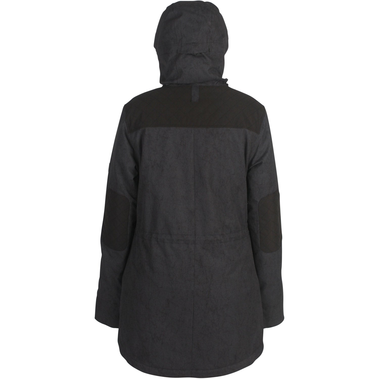 Ride Capital Shell Snowboard Jacket Black Waxed