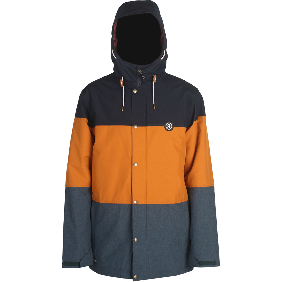Ride Hawthorne Snowboard Jacket Navy / Pumpkin / Denim Melange
