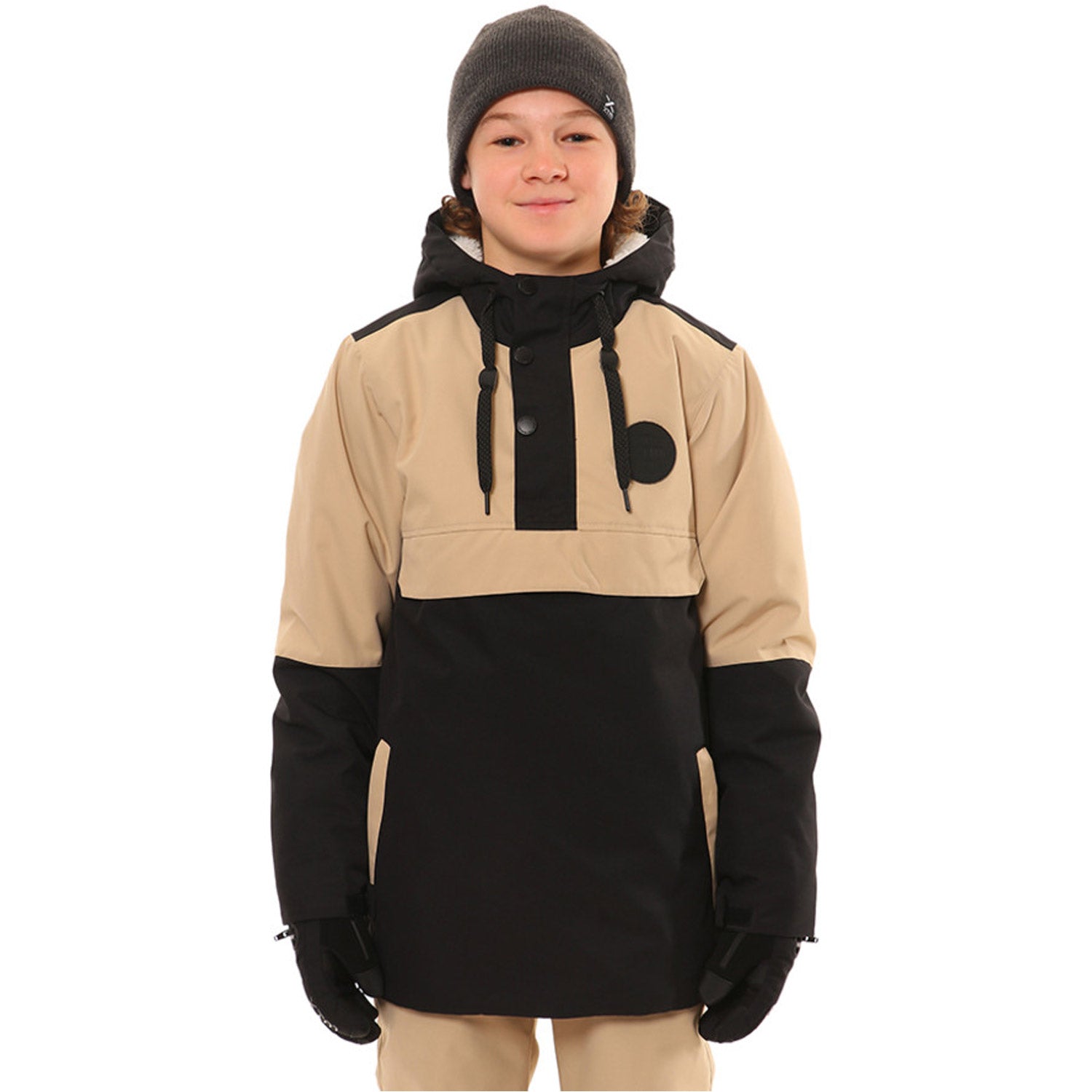 XTM Riley Youth Anorak Snow Jacket Oatmeal