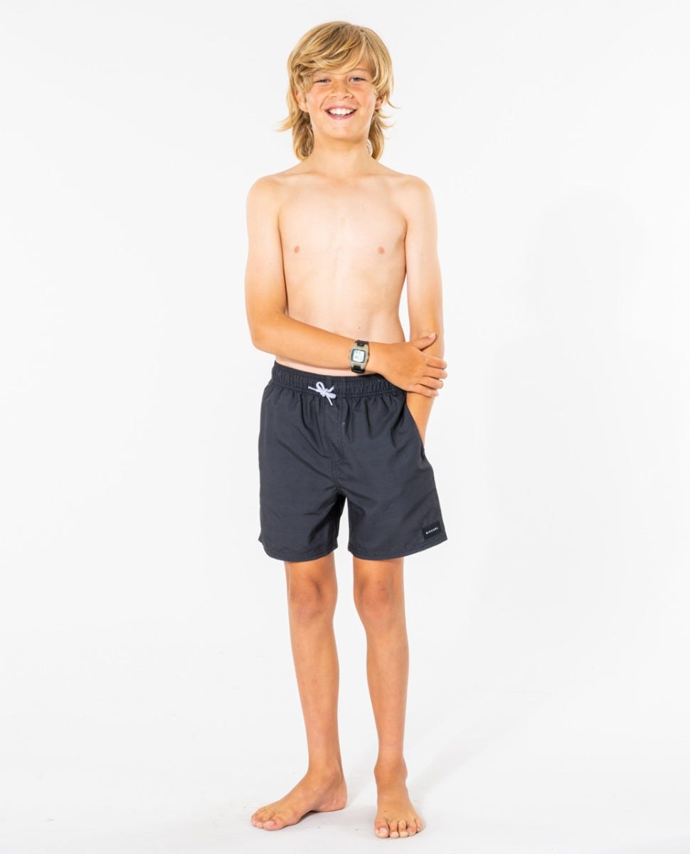 Rip Curl Boy's Bondi Volley Boardshorts (8 - 16 years) Black