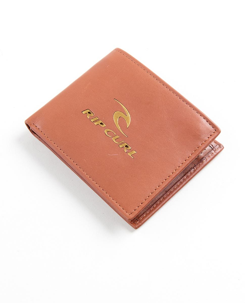 Rip Curl Corpowatu RFID 2 In 1 Wallet Brown