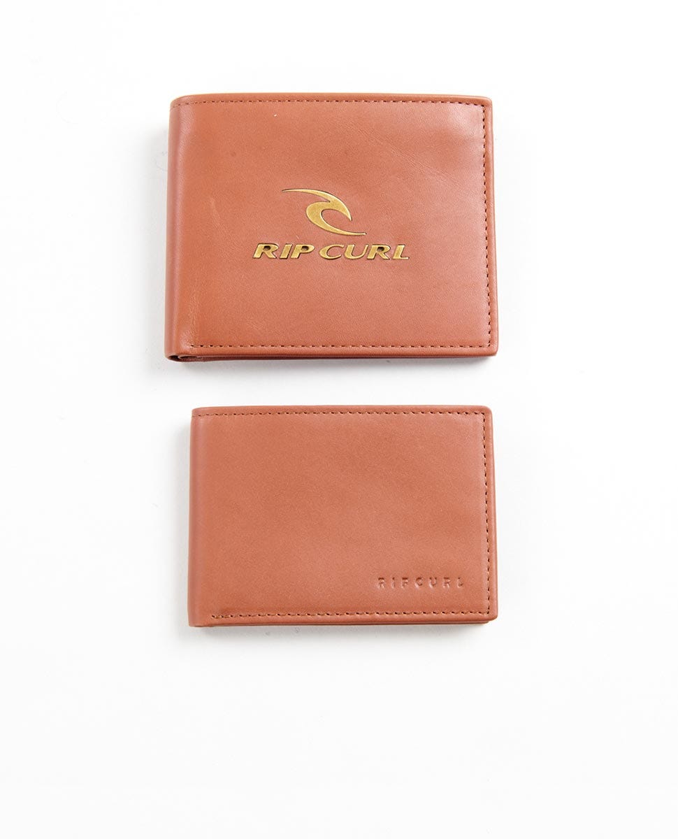 Rip Curl Corpowatu RFID 2 In 1 Wallet Brown