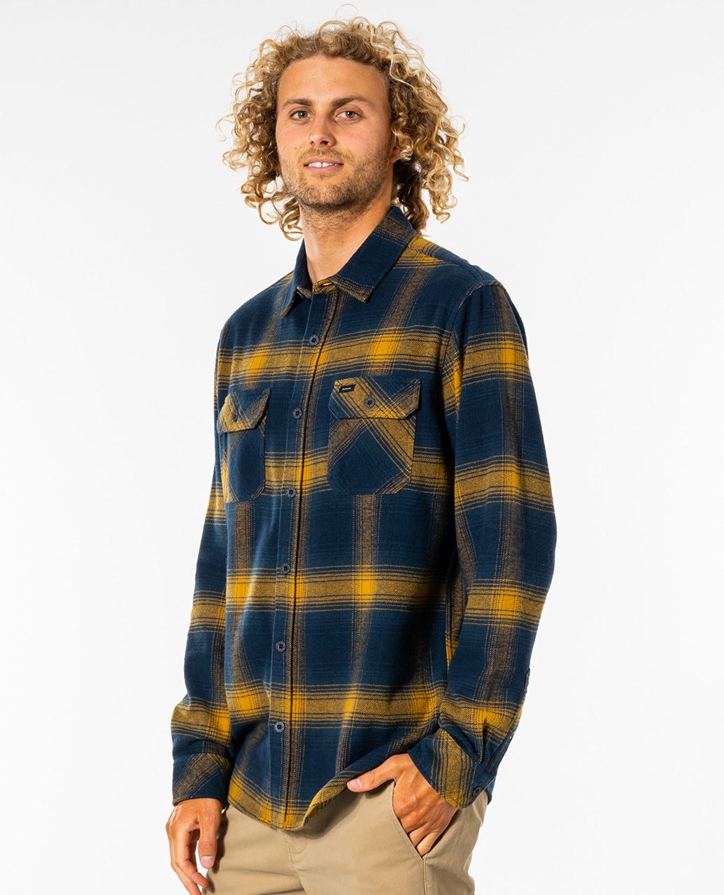 Rip Curl Count Long Sleeve Shirt Gold