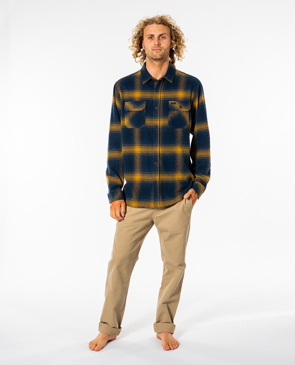 Rip Curl Count Long Sleeve Shirt Gold