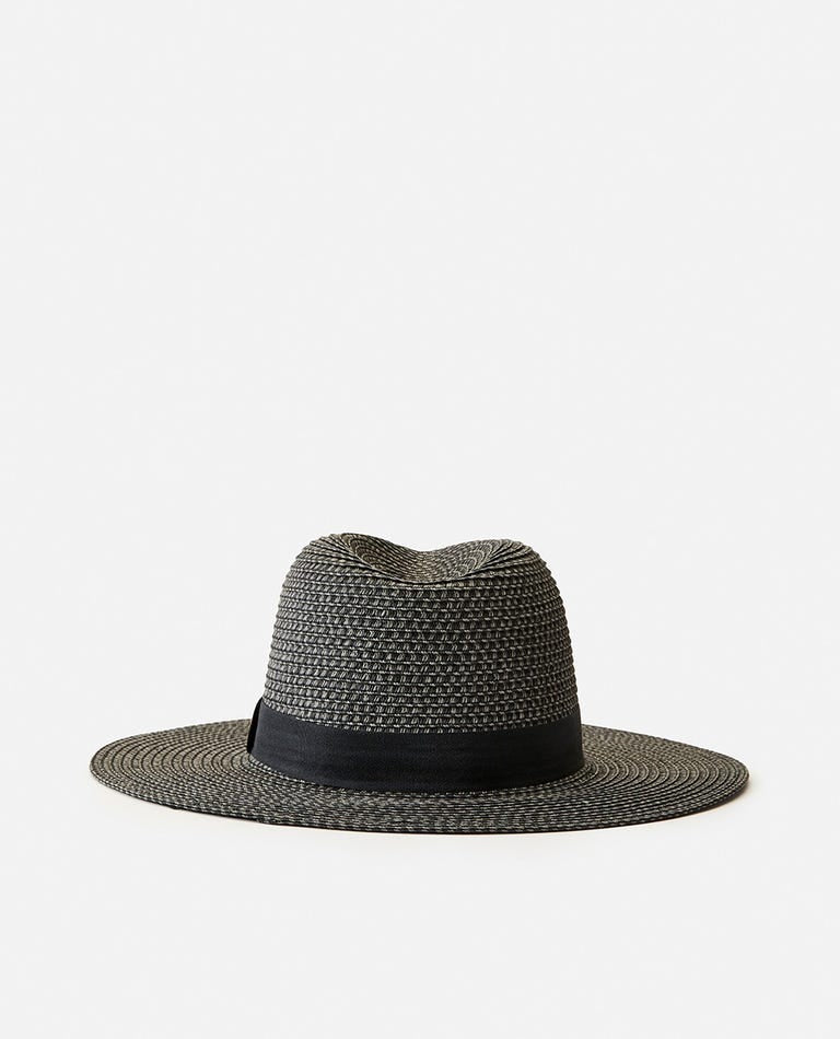 Rip Curl Dakota Panama Hat Black Grey