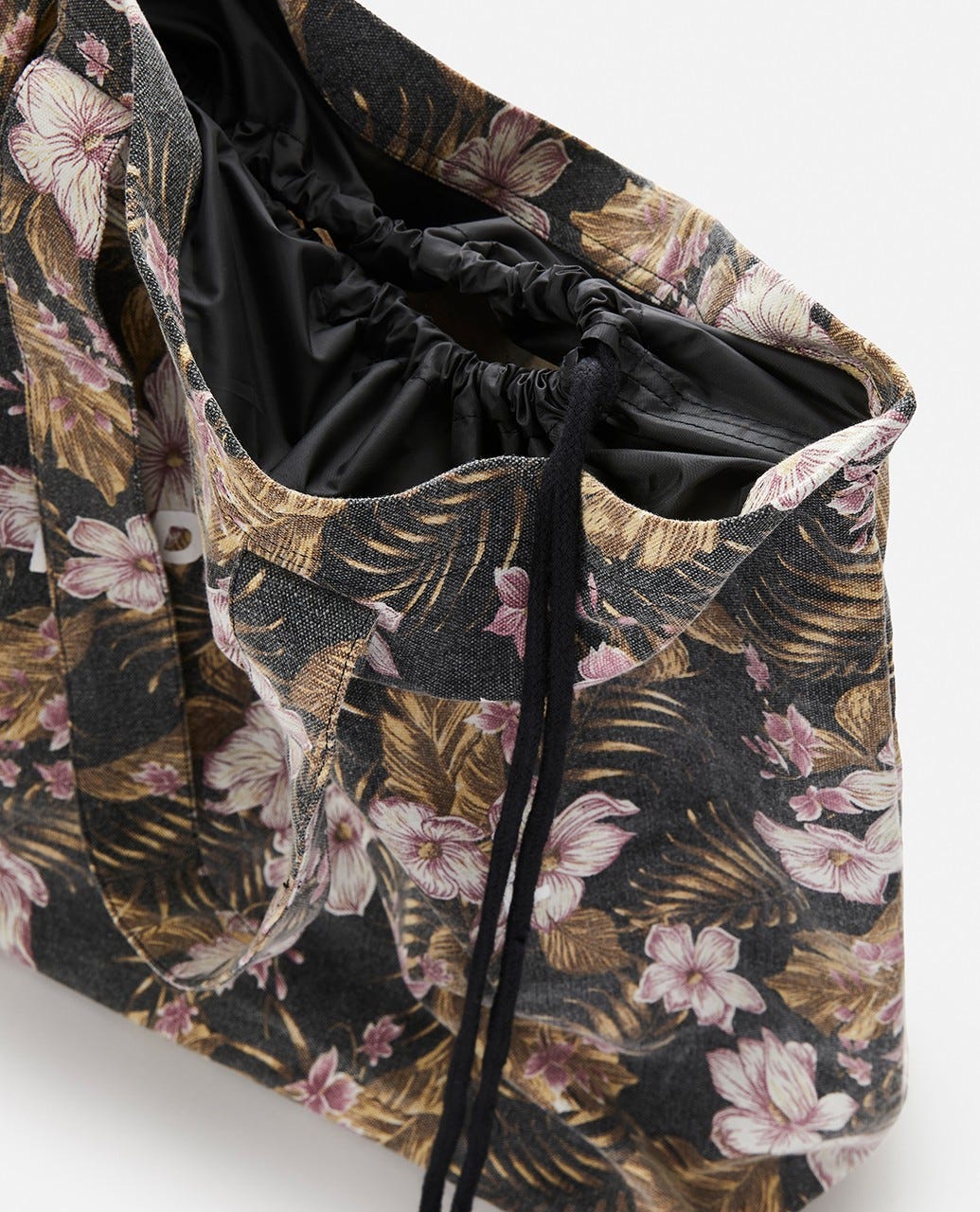 Rip Curl Drawstring Beach Tote Black
