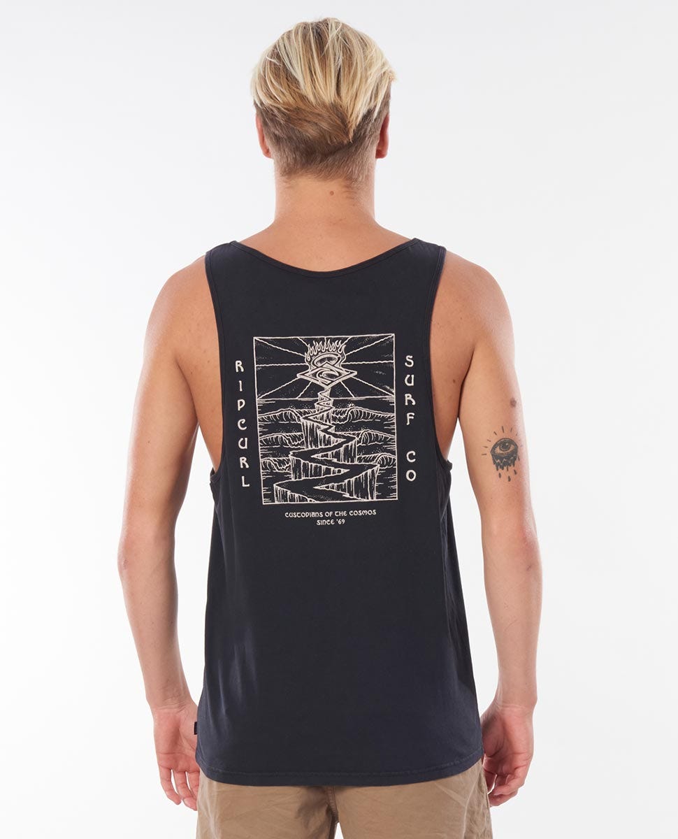 Rip Curl Endless Runners Tank WASHED BLACK
