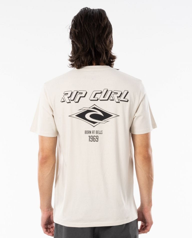 Rip Curl Fade Out Essential Tee Bone