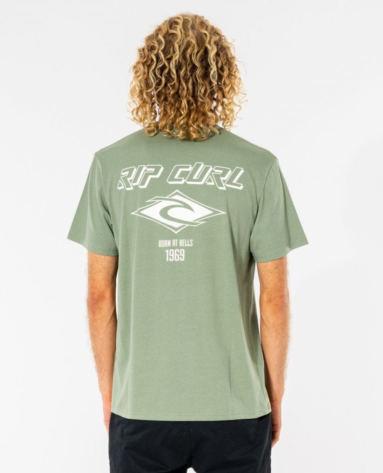 Rip Curl Fade Out Essential Tee Washed clover