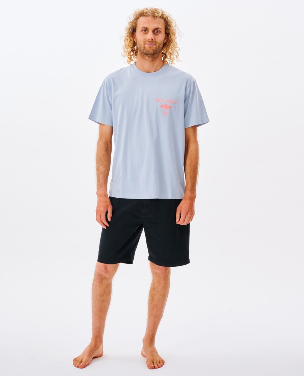 Rip Curl Fade Out Essential Tee ZEN BLUE
