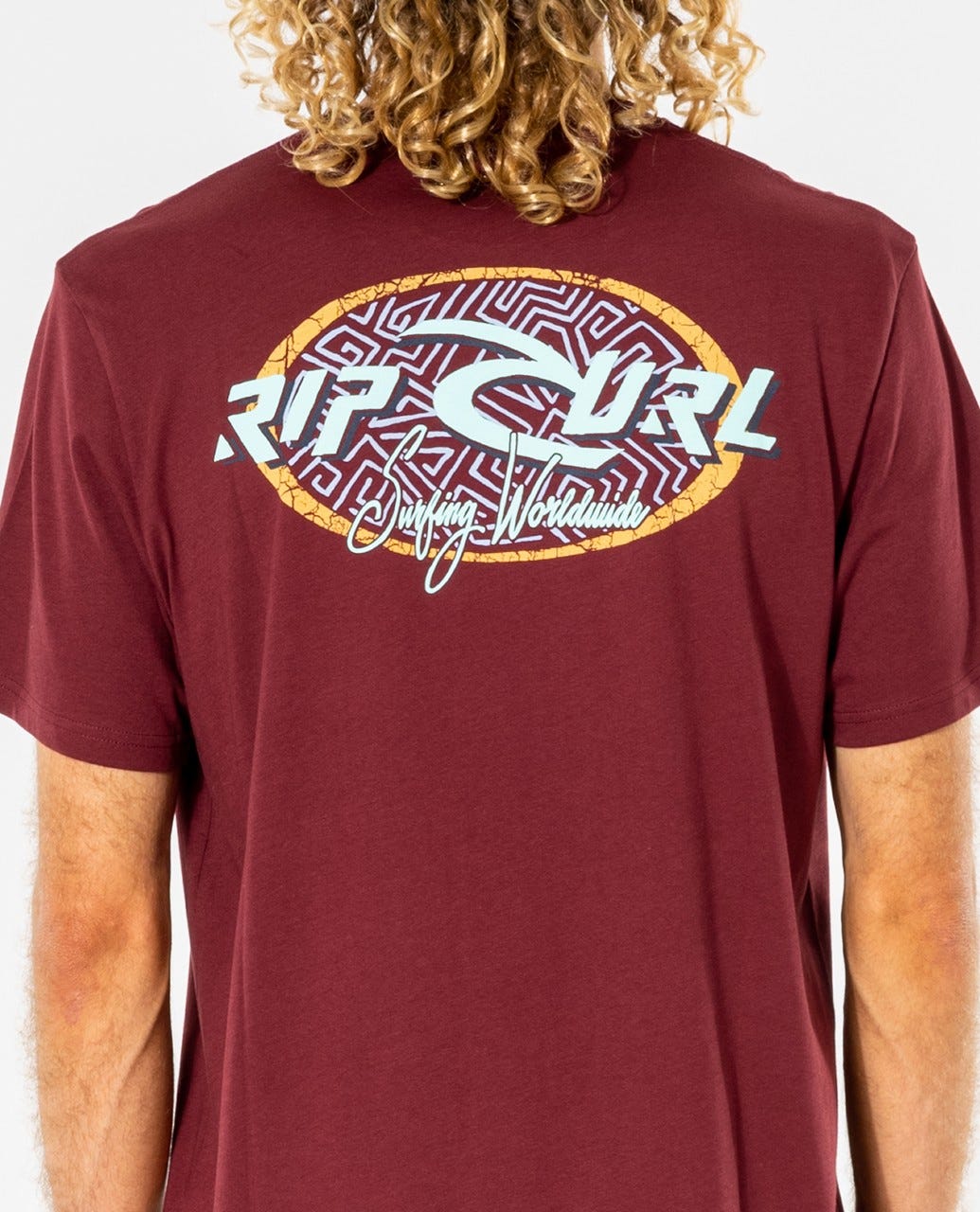Rip Curl Fader Tee Maroon
