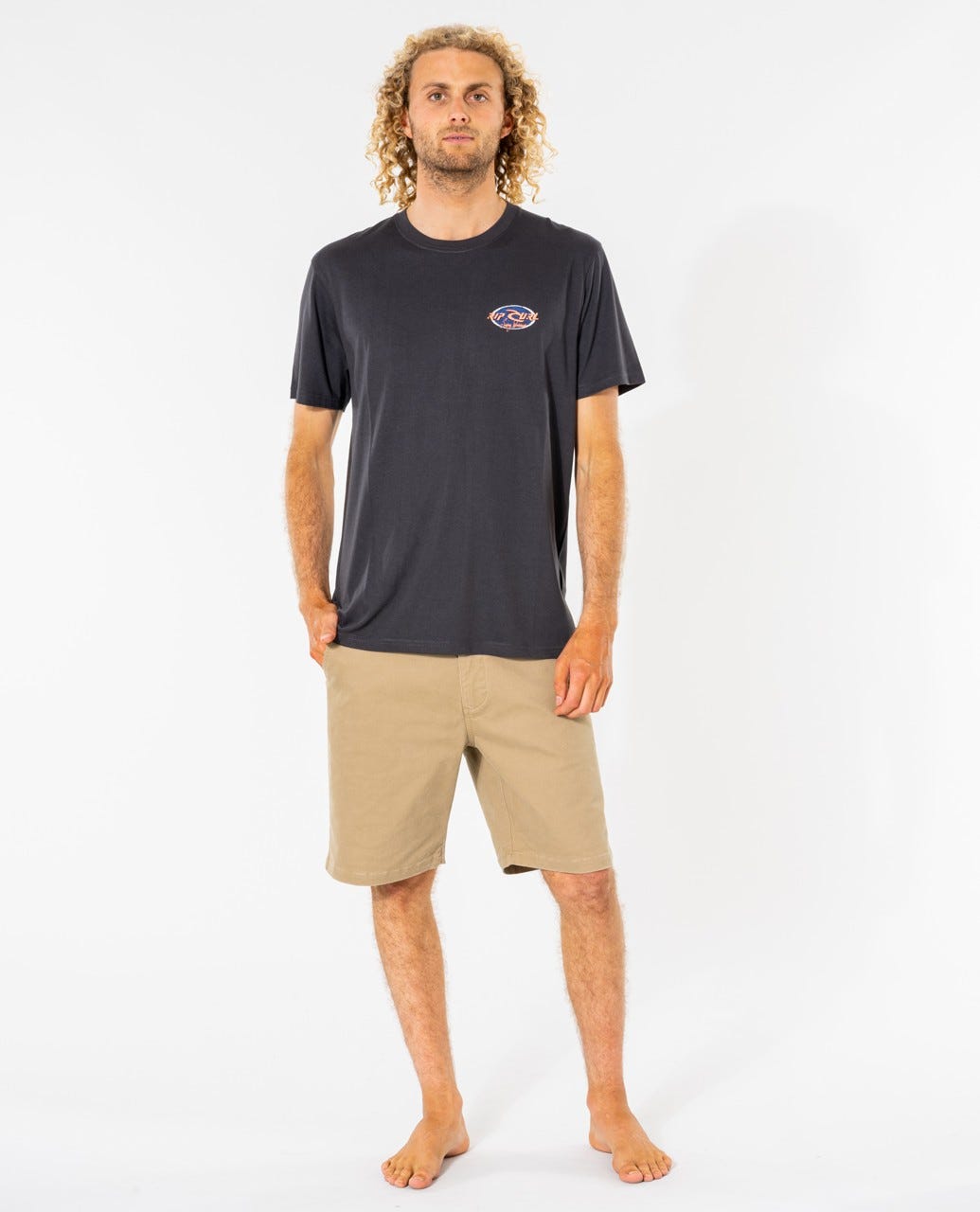 Rip Curl Fader Tee Washed black