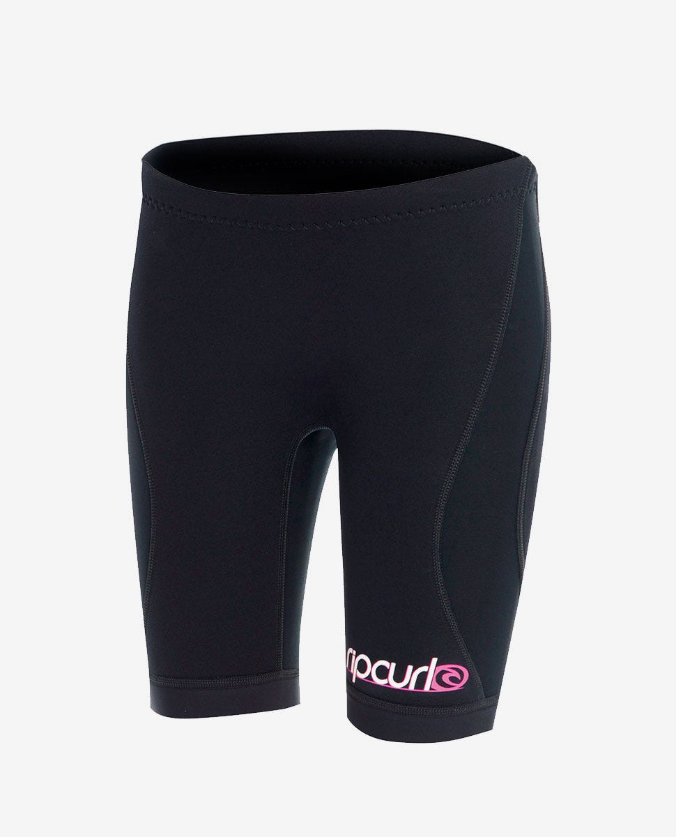 Rip Curl Girls Dawn Patrol 1mm Neoprene Shorts Black
