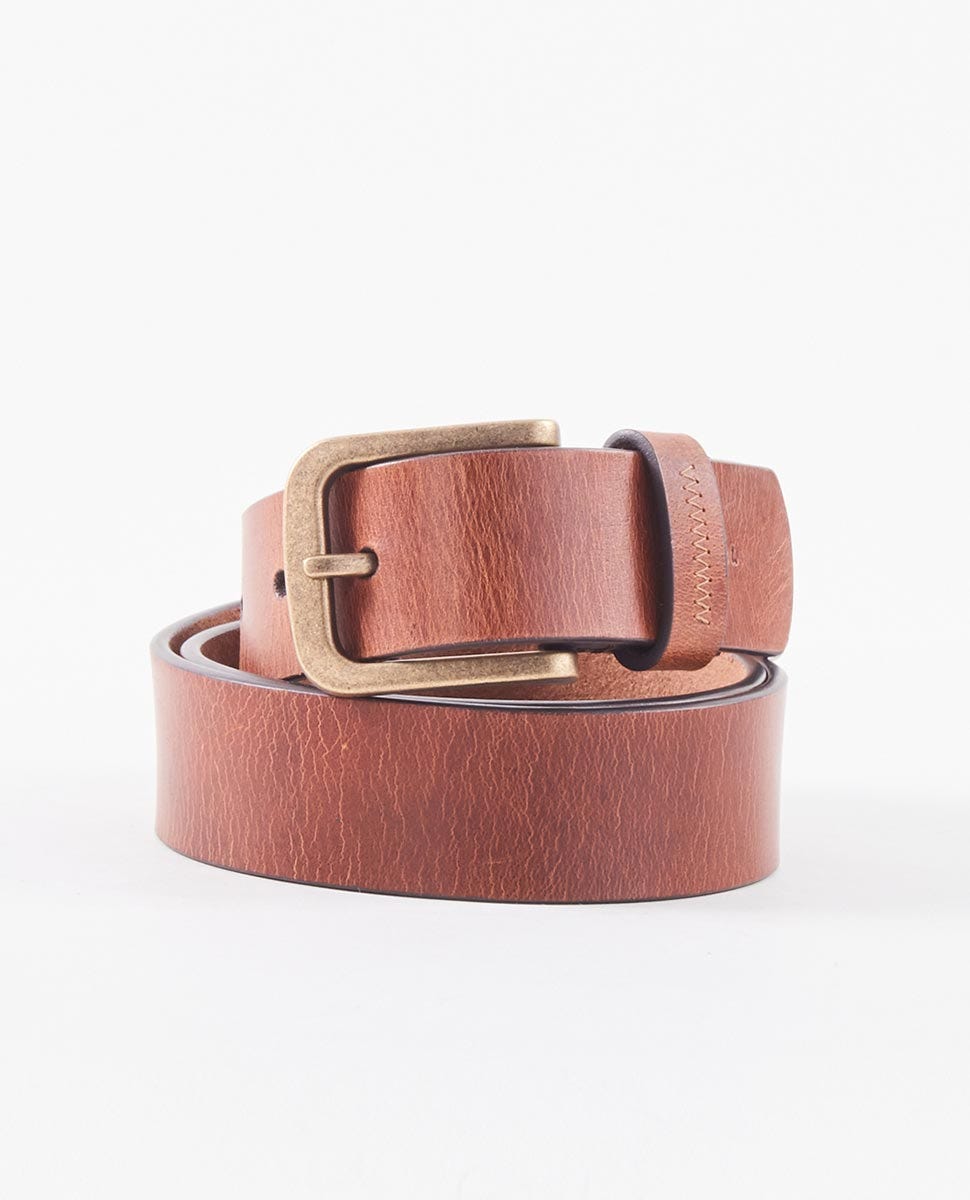 Rip Curl Handcrafted Leather Belt Tan