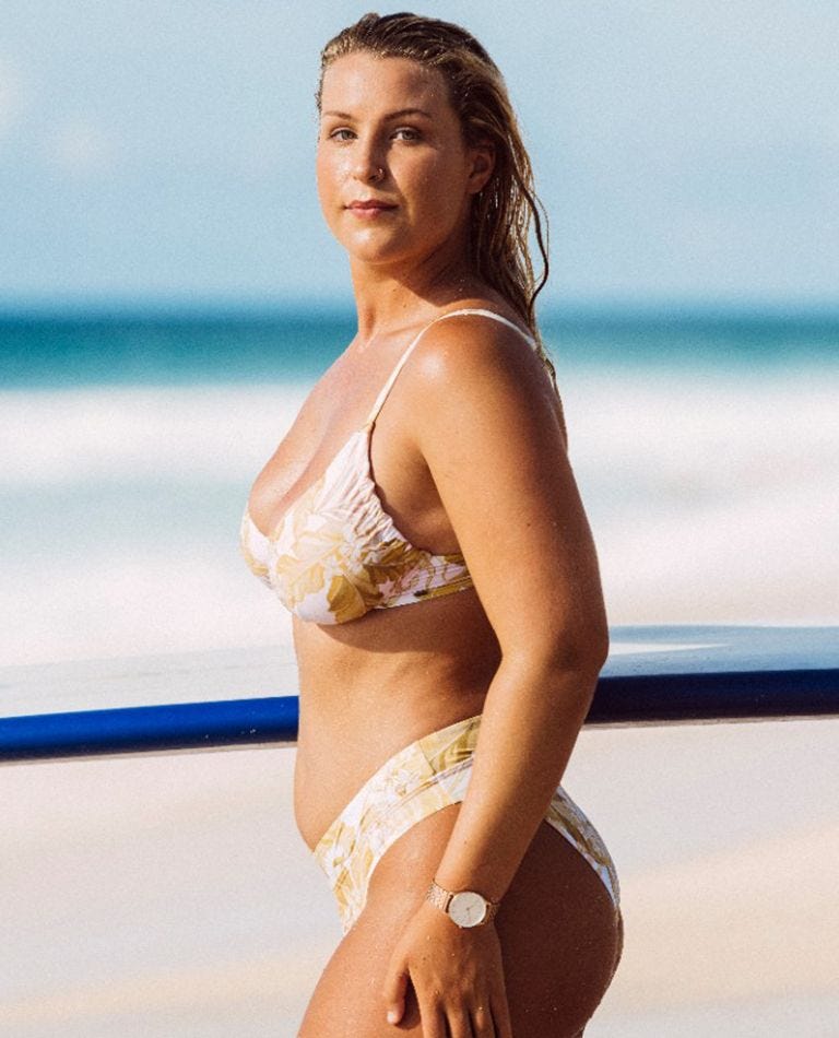 Rip Curl Namotu D-DD Bikini Top White