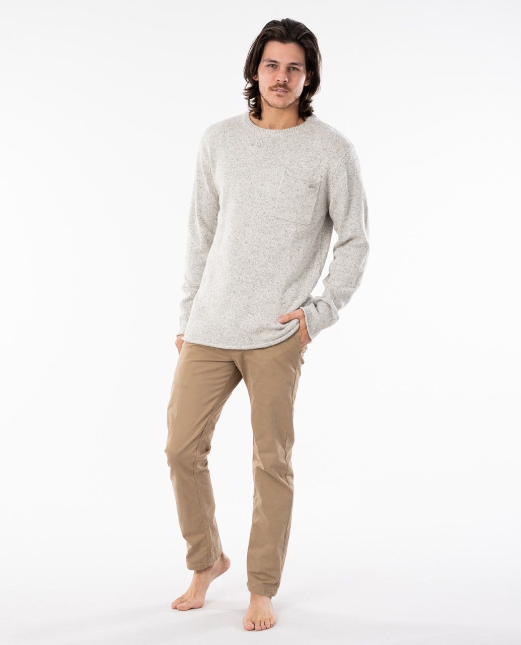 Rip Curl Neps Crew Grey marle