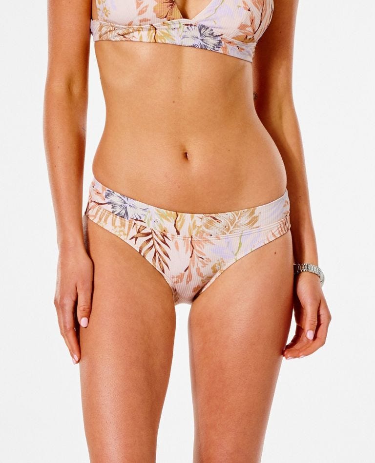 Rip Curl Paradise Calling Full Coverage Bikini Bottom Light pink