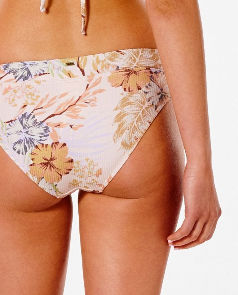 Rip Curl Paradise Calling Full Coverage Bikini Bottom Light pink