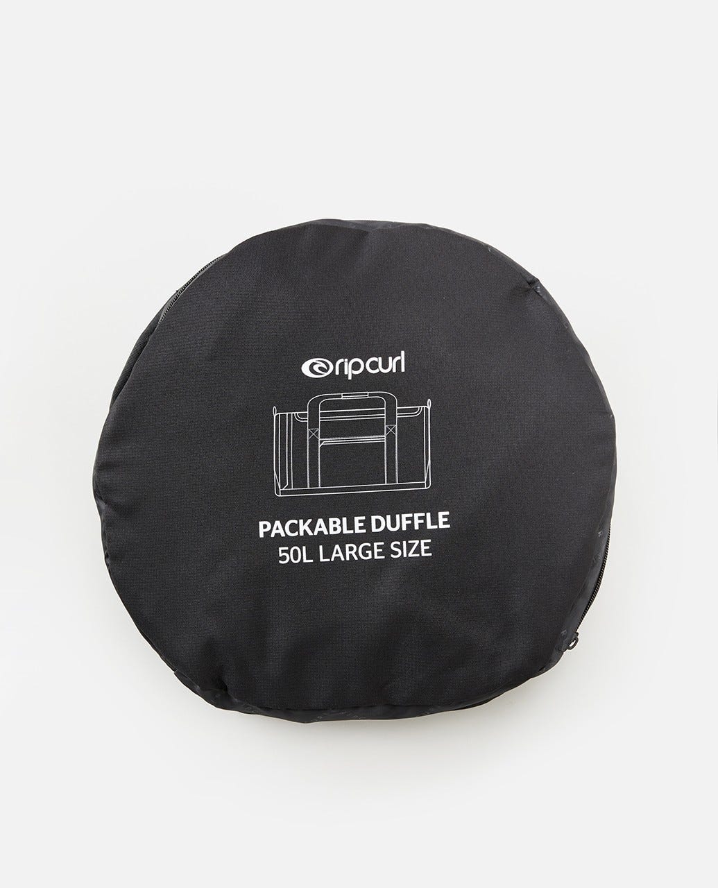 Rip Curl Paradise Large Packable 50L Duffle Bag Black