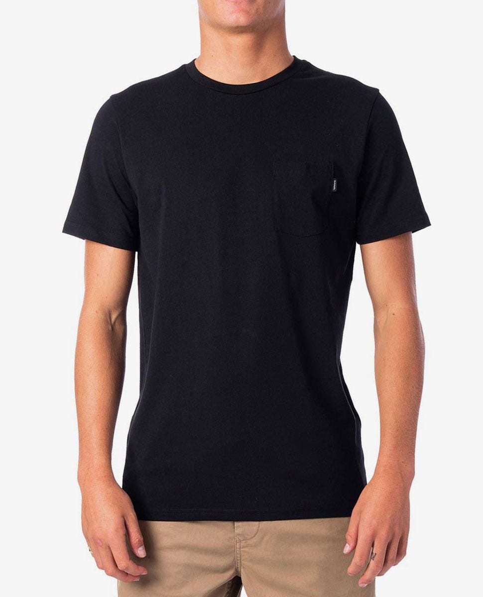 Rip Curl Plain Pocket Tee Black